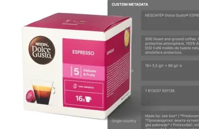 Orbitvus AI OCR - extrahera etiketter, artikelnummer och produktdata från bilder