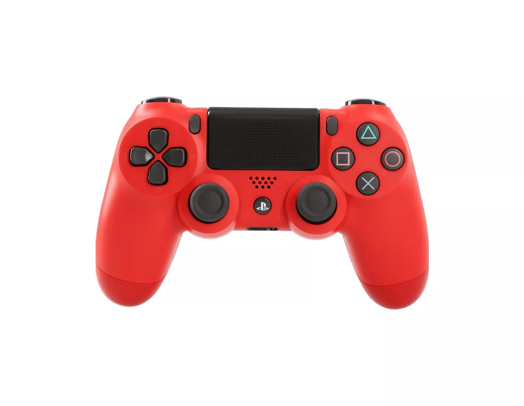Röd PS4 DualShock-handkontroll