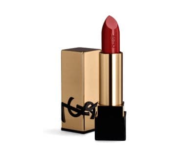 YSL Rouge Pur Couture läppstift i rött med guldfärgat hölje