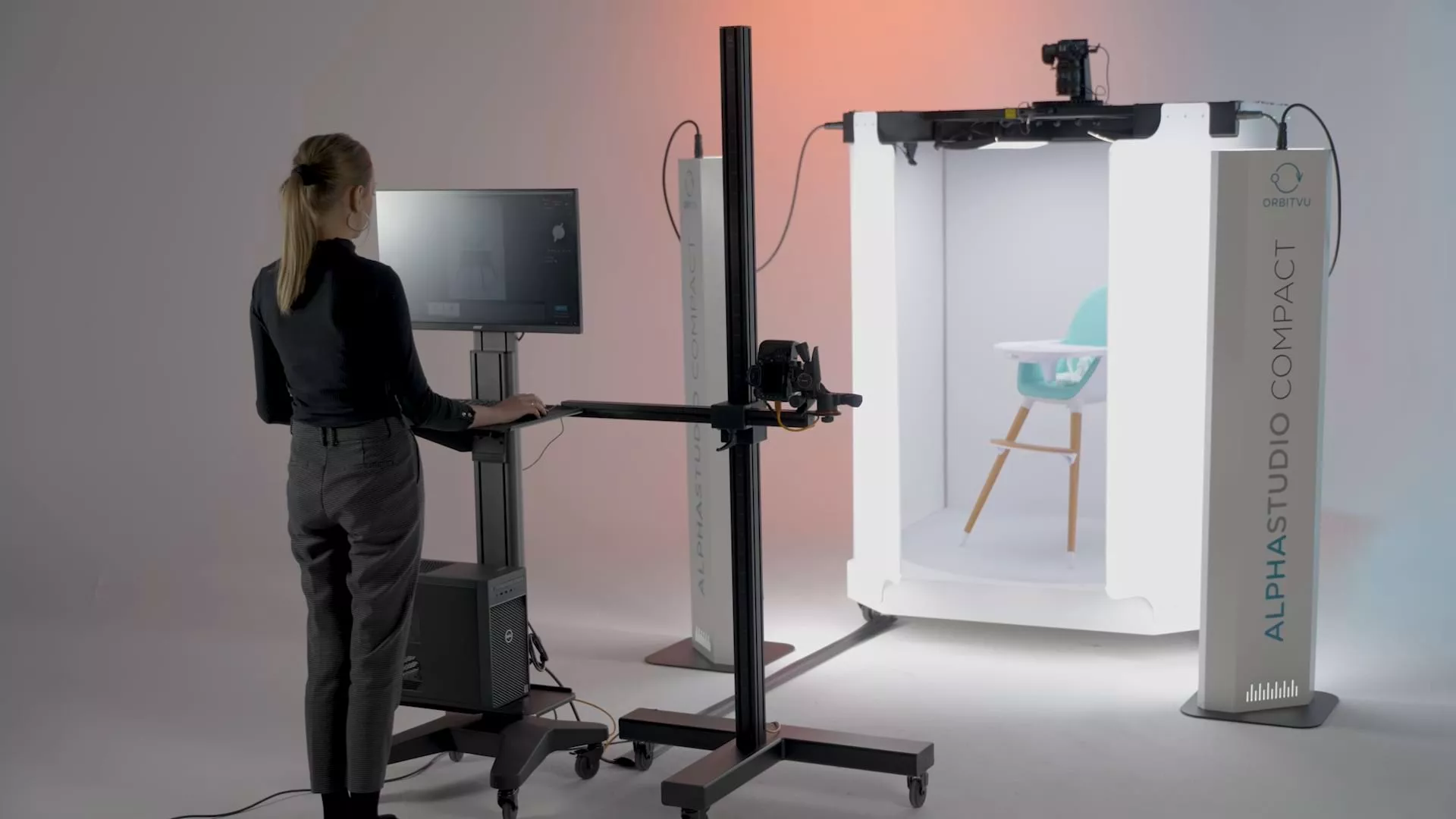 Video om arbetsflödet med Alphastudio Compact