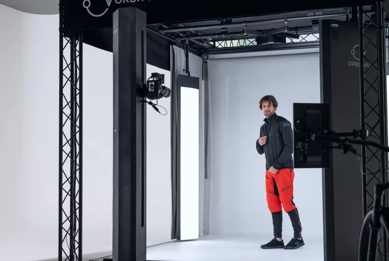 Orbitvus motoriserade stativ i Bike Studio