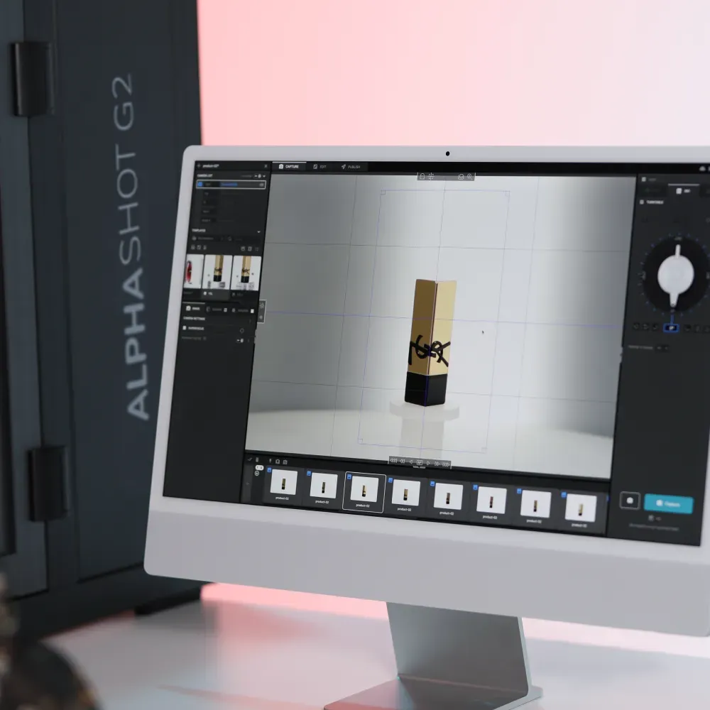 Mallinställningar för Orbitvus arbetsflöde för kosmetika