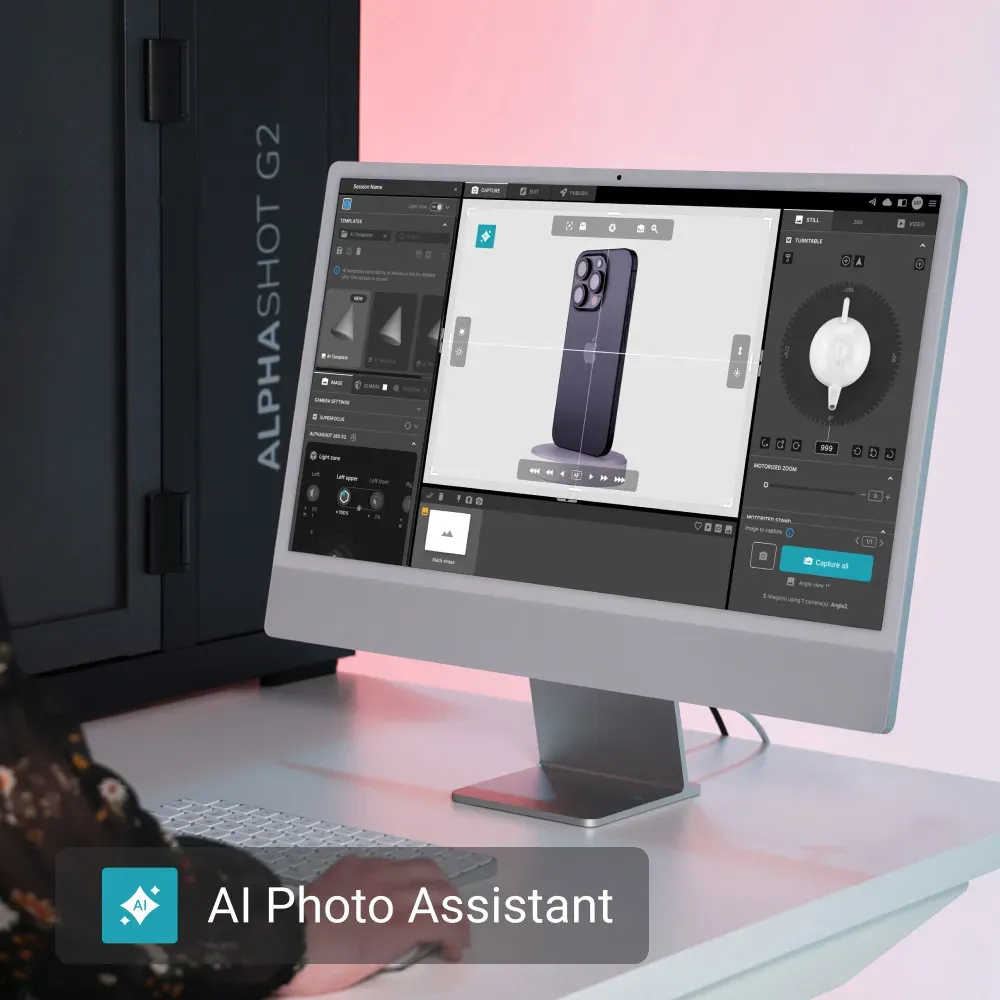Alphashot Pro G2 med AI Photo Assistant