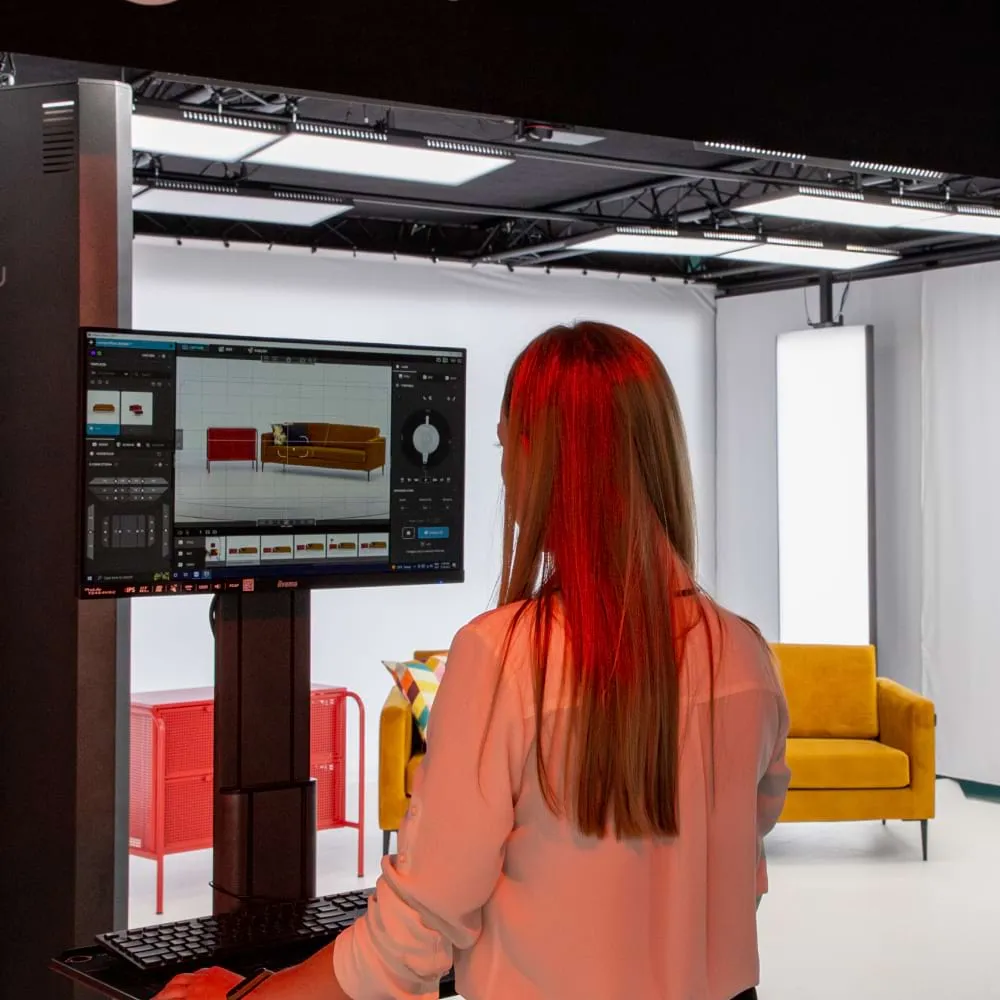Kraftfull belysning i Furniture Studio